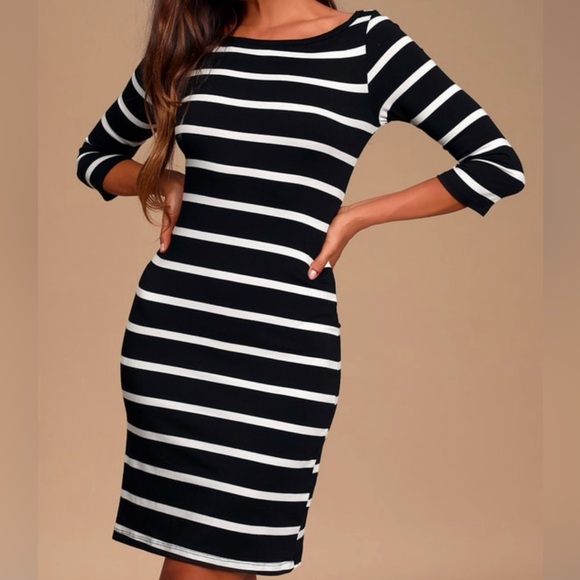 Lulu’s Chic Striped Dress - Picture 7 of 8
